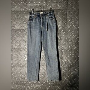 Every brand NWT denim light wash jeans high rise baggy leg